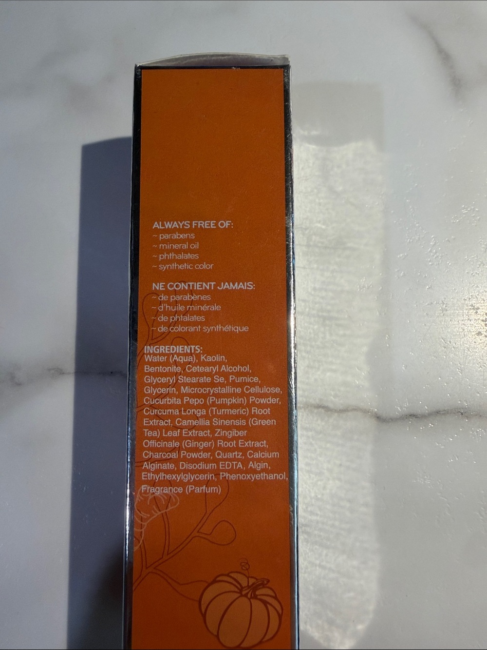 purlisse Pumpkin + Ginger Detoxifying Charcoal Mask - Orange - Picture 2 of 7
